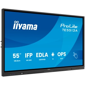 TE5513A-B3AG 16 9 Touch 2xHDMI+DP+2xUSBC - Flat Screen - 8 ms 1,200:1 500 cd IPS DisplayPort HDMI USB Typ C 100 W TE5513A-B3AG * - Img 4