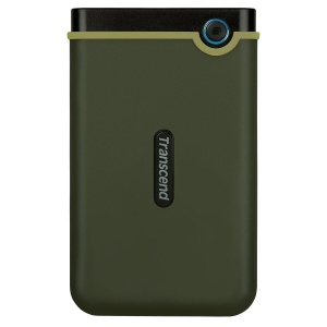 Transcend External HDD 2TB Slim form factor, M3G, USB 3.1, 2.5, Anti-shock system, Backup software, 185g, Military Green (Slim) TS2TSJ25M3G