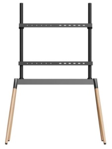 TVS-86F-01-BK Gembird Podno postolje za TV, 55-86inc, crno/drvo - Img 2