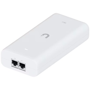 Ubiquiti UniFi 10G PoE+++ Adapter (90W), can power UniFi PoE+++ devices, reduce dependency on PoE switch power, and provide a Multi-Gigabit LAN connection, Contains RJ45 data input, AC cable with earth ground, and PoE+++ output UACC-POE-PLUSPLUSPLUS-10G-E - Img 4