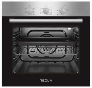 Ugradna rerna TESLA BO600SX ventilatorska/60L/mehanicka/inox