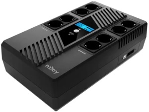 UPS NJOY Token 600 360W UPS (UPCSBLS660TTOAZ01B),Crni,345mm x 200mm x 100mm - Img 3