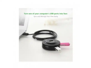 USB Hub 4 port Ugreen 2.0 CR106 crni - Img 3
