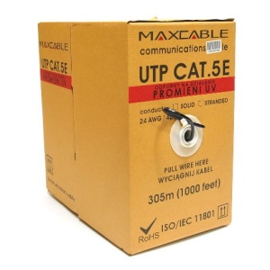 UTP Cable - Maxcable, cat. 5e, 305m, outdoor, CU otporan na UV zračenje - Img 1