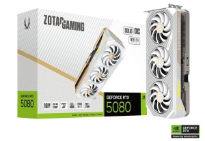 VGA Zotac RTX 5080 SOLID OC White Edition 16GB GDDR7, ZT-B50800Q-10P - Img 2