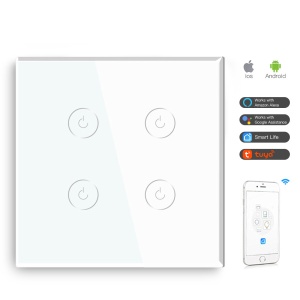 Wi-Fi pametni prekidač 4G TUYA Beli (WIFI TOUCH SWITCH) - Img 2