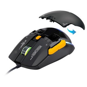 Yenkee YMS 3600BK, MARKSMAN, modular wired gaming mis, USB, 6 tas. - Img 2