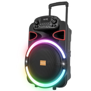 Zvucnik Mikado MD-80KP 40W,3600mAh 3,5mm USB, Bluetooth, micro SD crni - Img 1