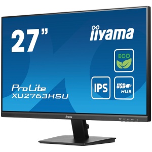27" ETE IPS-panel Green Choice, EyeComfort / EyeSafe 2.0, 1920x1080@100Hz, 250cd/m², Speakers, HDMI, DisplayPort, 3ms GTG, FreeSync, USB 2x 3.2 XU2763HSU-B1 - Img 3