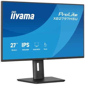27" IPS panel, 1920x1080 at 120Hz, EyeComfort, 15cm height adjustable stand, 350cd/m2, Speakers, HDMI, DisplayPort, 1ms MPRT, USB 2x3.2 plus 2x USB-C XB2797HSU-B1 - Img 2
