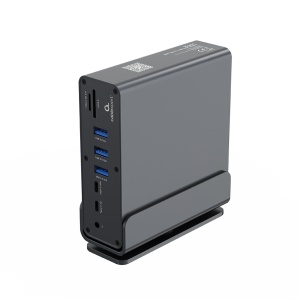 A-CF-COMBO15-01 Gembird USB Type-CF 15-in-1 multi-port adapter (USB hub, Type-CF, HDMI, DP, LAN,3,5) - Img 3