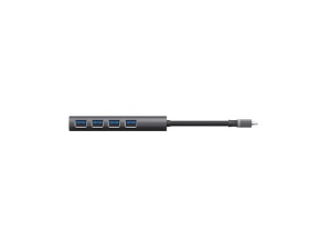 Adapter TRUST HALYX USB-C HUB-3.2/4xUSB/siva - Img 2