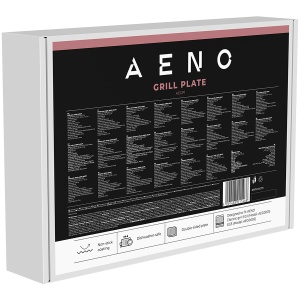 AENO Electric grill AEG0001 plate, Double-sided: flat&ribbed, Non-stick coating, size: 290*234mm, 1 pcs in set AEGP1 - Img 4