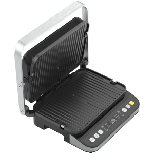 AENO ''Electric Grill EG5: 2000W, 2 heating modes - Lower Grill, Both Grills, 6 preset programs, Defrost, Max opening angle -180°, Temperature regulation, Timer, Removable double-sided plates, Plate size 320*220mm'' AEG0005 - Img 3