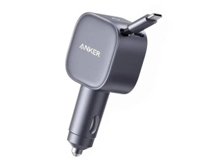 ANKER Nano 75W, sa ugrađenim USB-C kablom na izvlačenje i USB-C portom, auto punjač - Img 2