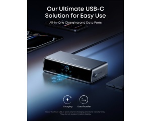 ANKER Prime Docking Stanica 140W, 14u1, Display Link, siva - Img 2