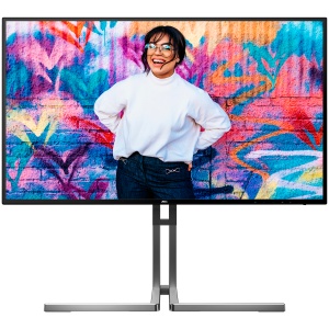 AOC Monitor LED U27U3CV Business 27'' 4H, Nano IPS, 3840x2160, 60Hz, 1300:1, 4ms, HDR400, 2xHDMI, 1xDP, USB-C 96W, USB hub, KVM, LAN RJ45, Speakers, Full Ergonomic, 3y U27U3CV.