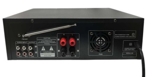 Audio pojacalo ATC AMP-401 2x100W, USB/SD/FM/MIC/EQ/Balance/ECHO/Deplay/Display/Bluetooth, 4-16 oma - Img 2