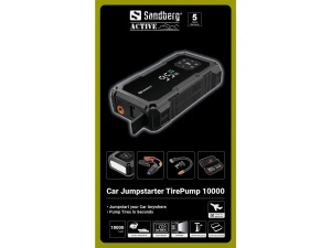 Baterijski kompresor/powerbank Sandberg 421-21 Jumpstarter 10000mAh/lampa - Img 7