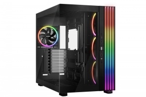 be quiet! LIGHT BASE 900 FX Black, MB compatibility: E-ATX / ATX / M-ATX / Mini-ITX, ARGB illumination, 4 Light Wings 140mm PWM fans, Fully windowed front and side panel, 2 ARGB and fan hubs with 12 connectors in total, Space for up to two ra BGW71