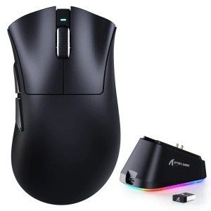 Bežični gaming miš Attack Shark V3Pro PAW3311/25000 DPI/Omron Switches/Black + Charging Dock