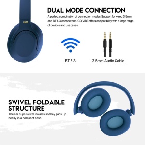 Bluetooth slušalice Fantech GO Vibe WH05 plava - Img 2