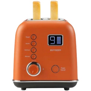 BUYDEEM 2 Slice Automatic Metal Toaster, model DT730E, color Koi Red, EU DT730E-KR/EU - Img 4