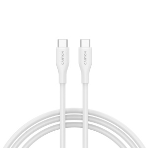 CANYON cable CC60SC10 C-C 60W 1m Silicon White CNS-CC60SC10W - Img 1