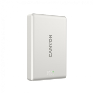 CANYON magnetic power bank OnPower 511 PD20W 10000mAh Aluminium Star Grey CNS-CPB511G - Img 5