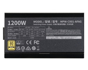 COOLER MASTER Elite Gold 1200W napajanje (MPW-C001-AFAG-BEU) 5Y - Img 2