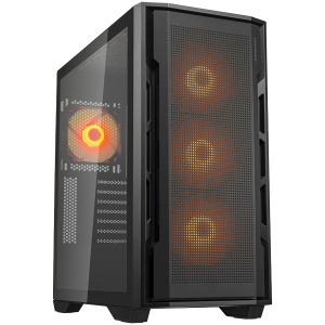 COUGAR UNIFACE RGB PC Case, Mid Tower, Black CGR-5C78B-RGB