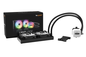 CPU vodeno hladjenje Be Quiet ARGB Light Loop 240mm BW020 (AM4,AM5,1151,1150,1155,1200,1700) black - Img 2