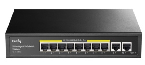 Cudy GS1010PE 8-Port Gbit PoE+ Switch with 2 Gbit Uplink Ports 120W, steel case * - Img 4