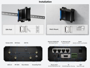 Cudy IR04_EU,4G LTE Cat 4 N300 Industrial Wi-Fi Router,4G Cat. 4 with Max 150 Mbps DL,300 Mbps Wi-Fi - Img 5