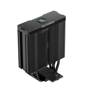 DeepCool AG400 DIGITAL PLUS 4xHeat Pipe, Real-Time CPU Screen, 220W 2x120mm 2100rpm 76CFM, Intel/AMD - Img 4