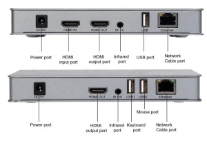 DEX-HDMI-KVM462 Gembird video predajnik prijemnik ekstender 200m preko CAT5e/6 - Img 3