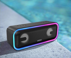 Doss BT SoundBox Pro+ zvučnik BT-20 snaga 12Wx2 BT v5.0 IPX5 crni - Img 2