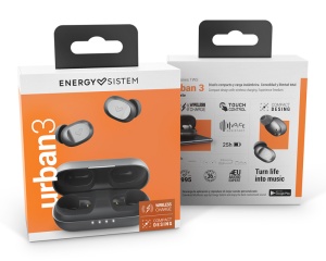 ENERGY SISTEM Urban 3 Graphite True Wireless bežične slušalice sive (M45182) - Img 1