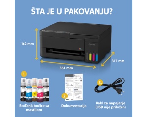 EPSON L3351 EcoTank ITS wireless multifunkcijski inkjet štampač * - Img 5