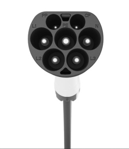 EV-T2MF-11KW-4M Gembird Kabl za punjenje Tip 2, 16A, trofazni (11 kW), 4 m - Img 3
