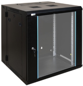 EXO:N 15U Podno stojeci rack ormar sa tockicima, S600mm×V800mm×D450mm, crni