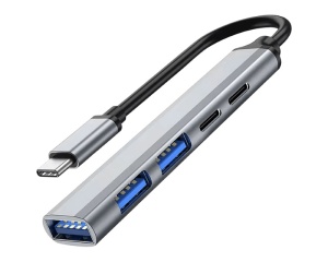 FAST ASIA Adapter USB 3.1 tip-C na 3xHUB 3.0+TIP C+ PD - Img 2