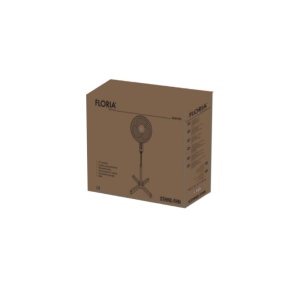 Floria Ventilator sa postoljem, prečnik 40 cm, 40 W, crne boje - ZLN1181 - Img 2