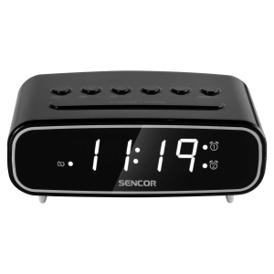 Fm radio sa digitalnim prikazom vremena SENCOR SRC 2600 B crni - Img 2