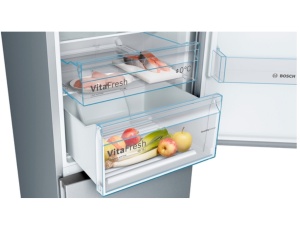 Frižider BOSCH KGN39VLEB/Serija 4/samostojeci/kombinovani/No Frost/E/368L/203x60x66cm/inox - Img 2