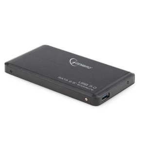 Gembird HDD/SSD External Enclosure, 2.5", SATAIII, USB3.0, Brushed aluminium, Light Grey EE2-U3S-3-LG