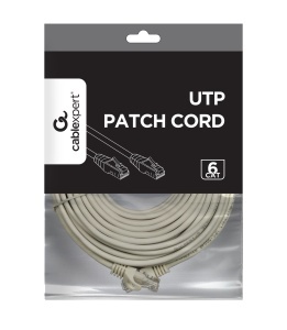 Gembird Patch Cable, U/UTP Cat.6, Grey, 20 m PP6U-20M
