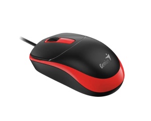 GENIUS DX-123 USB Optical crno-crveni miš - Img 2