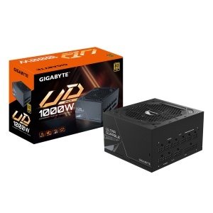 Gigabyte 1000W 80 PLUS Gold certified, Fully modular design, 120mm smart hydraulic bearing (HYB) fan GP-UD1000GM GEU