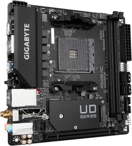 Gigabyte AM4, AMD A520 Chipset, Mini-ITX, 2x DDR4, Ultra-Fast NVMe PCIe 3.0 x4 M.2 A520I AC *